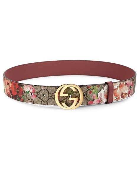 floral gucci belt women|black ladies Gucci belt.